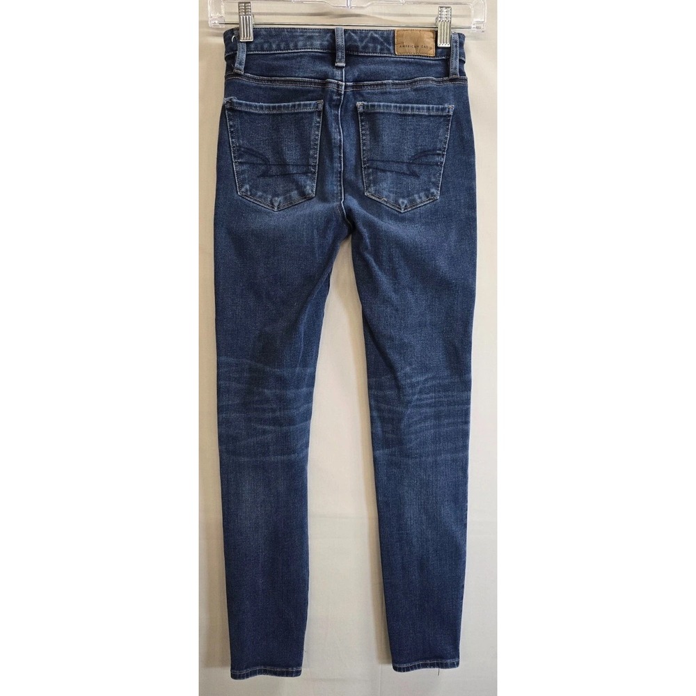 American Eagle Outfitters The Dream Jegging Jeans Womens 000 Short Blue Denim